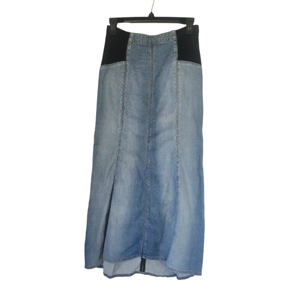 BCBGMaxAzria Denim Maxi Skirt - Picture 1 of 7